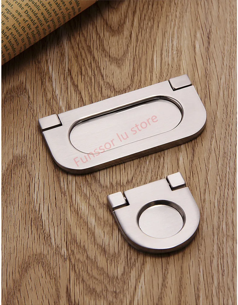 Folding Drawer Handle Furniture Hardware Pulls Handle Silver Drawer Aliexpress