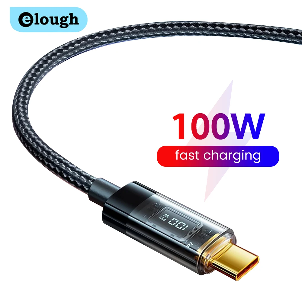 Pd100W Cavo Usb C A Usb C 27W Cavo Usb C Lightning Per Iphone 14 13 Display Digitale 66W Cavo Usb Tipo C Per Huaiwei Honor