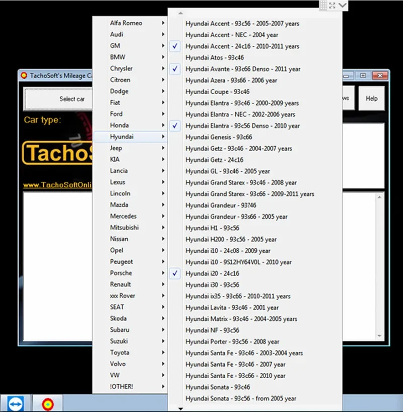 TachoSoft Mileage Calculator 23.1  Counter Calculation Software V23.1 with License Digital Odometer Calculators 6