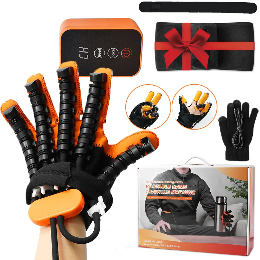 

Finger Rehabilitation Robot gloves stroke recovery gloves Hempiplegia Stroke Recovery Equipment Rechargeable Finger Exerciser