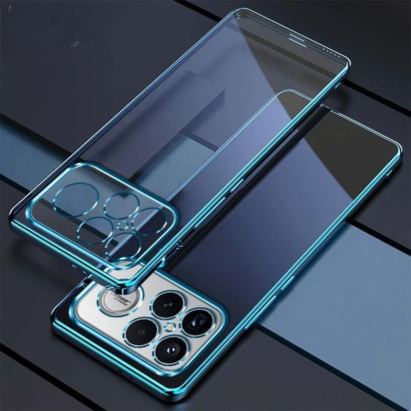 Electroplating Phone Case with All-Inclusive Silicone Soft Shell Back Cover
