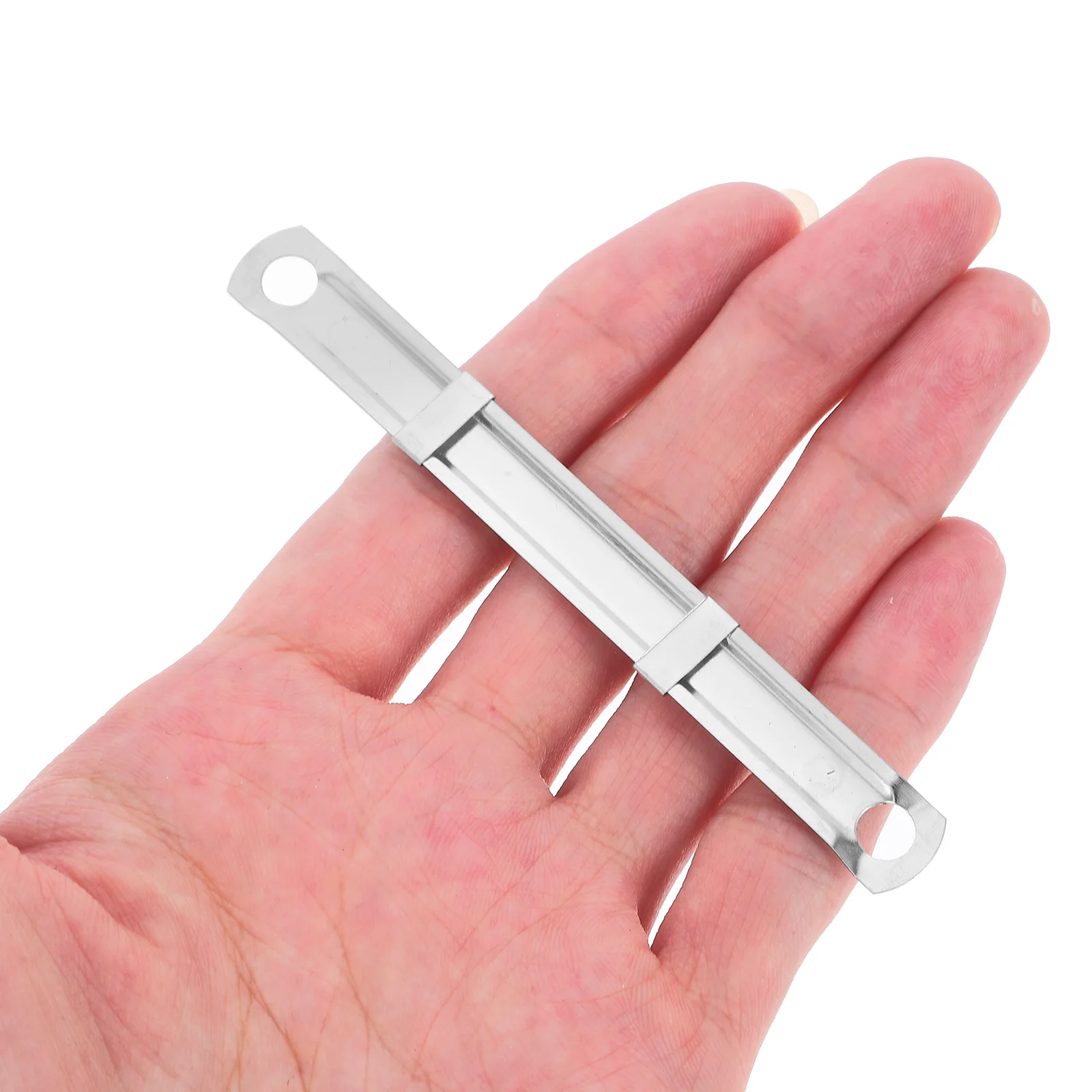 100pcs Bookbinding Clips Steel Paper File Fasteners Prong Folders Metal Binding Clips Strip
