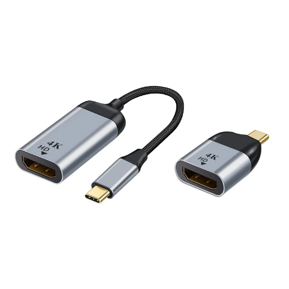 USB C 타입 HDMI 호환 어댑터, 수-암 비디오 케이블 변환기, 윈도우, 안드로이드용