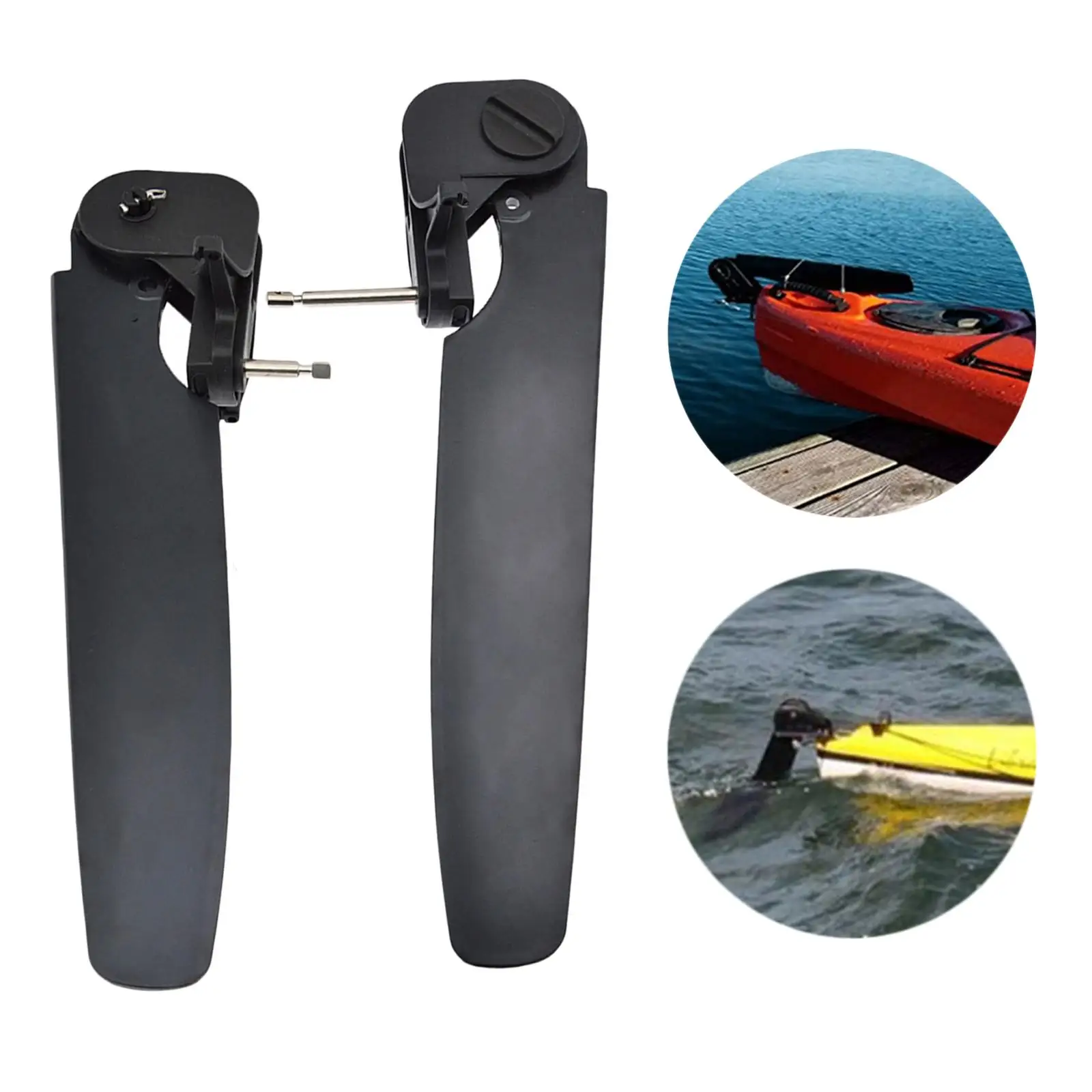 KayakBoatRudderAdjustableDirectionFishingRearTailSteeringSystemFootControlSteering