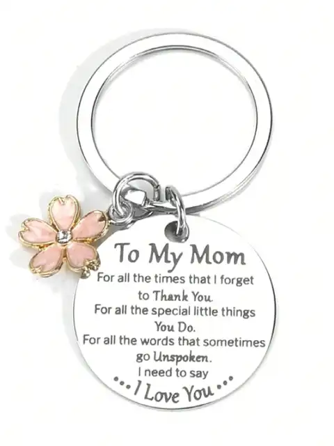 Key Chain Gift For Mom From Daughter, Best Mom, Birthday, Christmas Gift, Gift For My Mom, Mother's Day Gift, Ladies Keychain