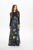 AS AW25 robe élégante en satin + haut croisé en tricot + col montant femme ensemble de vêtements réglable longueur au sol maxi 5