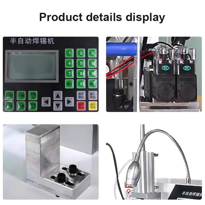 BORX Semi Automatic Soldering Station Pedal Type Soldering Machine for Power Plug USB Charging Cable 220V 150W Welding Equipment