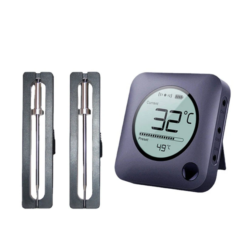 Wireless Bluetooth Thermometer Remote Digital Kitchen Cooking Food Meat