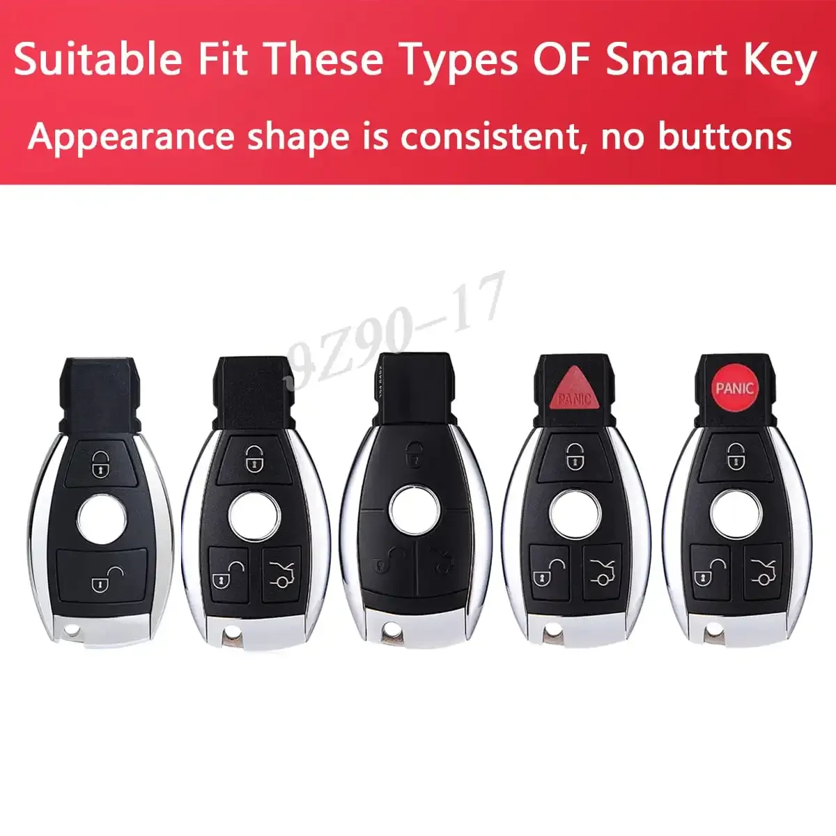 Premium Carbon Fiber Car Key Fob Cover with Keychain