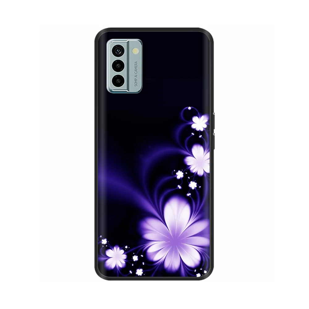 Nokia G22 Cool Silicone TPU Protective Shell - Painted Soft Back Cover with Black Bumper
