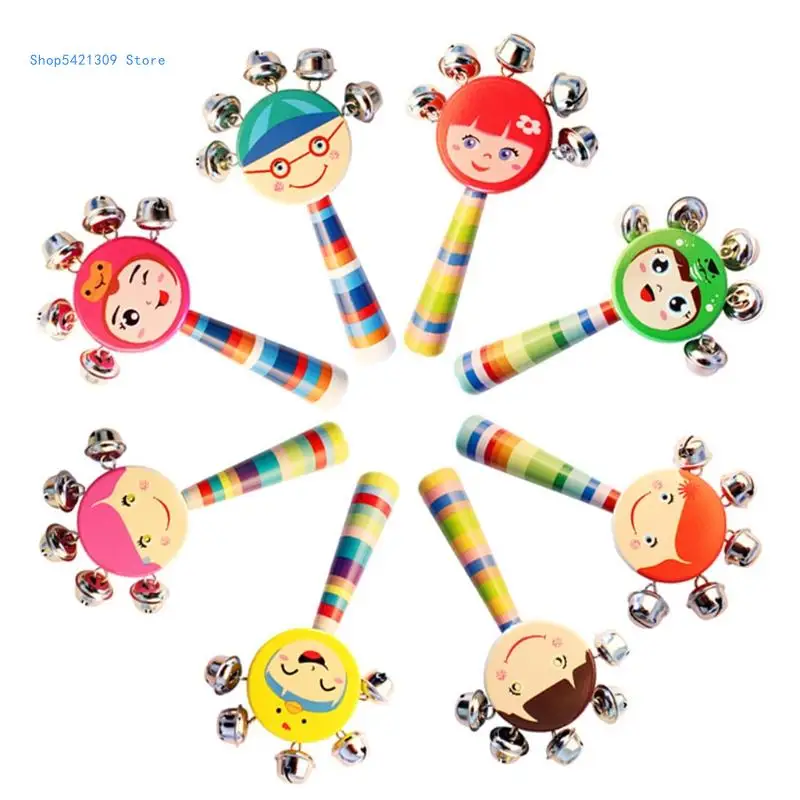 

85WA for Creative Baby Accompany Birthday Gift Bright Color Design Baby Rattle