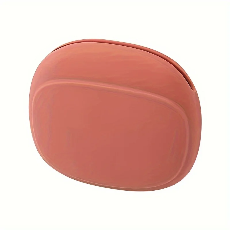 1pc Silicone Headphone Storage Case, Creative Portable Anti-Fall Mini Earphone Bag, Silicone Headphone Storage Bag