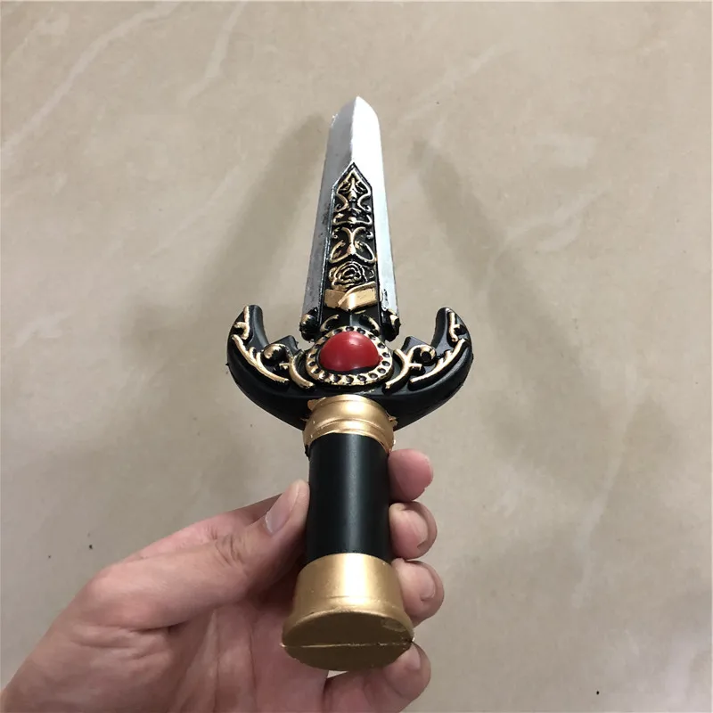 Dagger Leaves Rune Sword Prop - Cosplay Weapon for Kids Safe PU Halloween Role Play