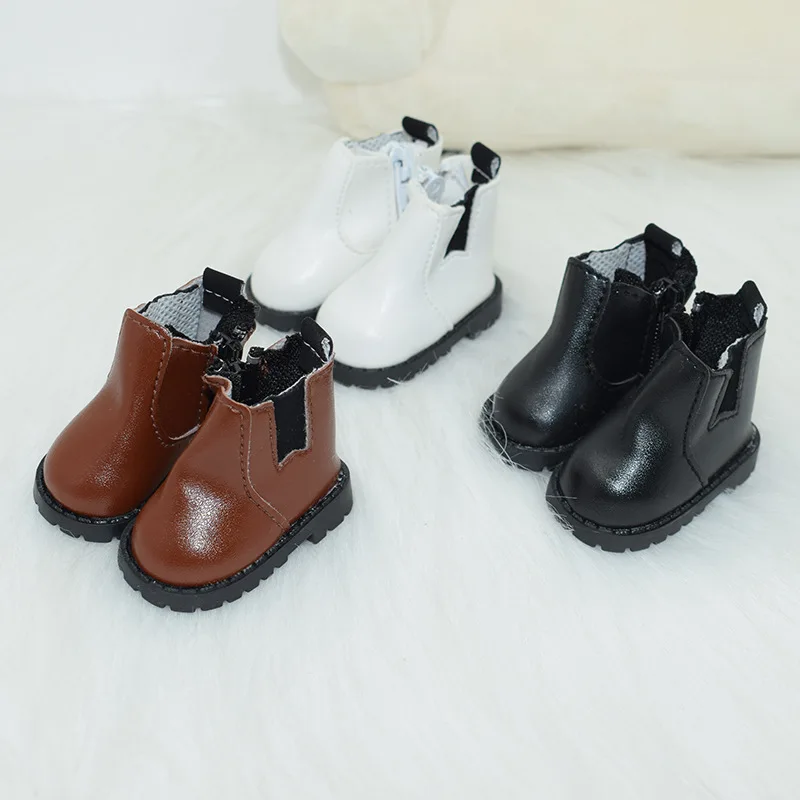 

30cm Bjd Doll Shoes PU Leather 1/6 Doll Boots Length 5.4cm Fat Body Doll Singles for 30cm BJD Dolls
