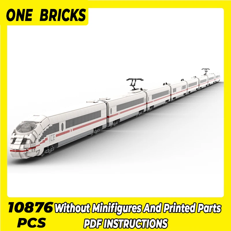 

Moc Technical Bricks Train Series Model ICE 3 / Br 403 V1 Modular Building Blocks Gifts Toys For Children DIY Sets Assembling