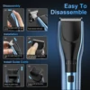Sejoy Hair Trimmer Electric for Men Women rechargeable LED Display Hair Clipper  Beard Shaving Body Trimmer Professional Barber 5