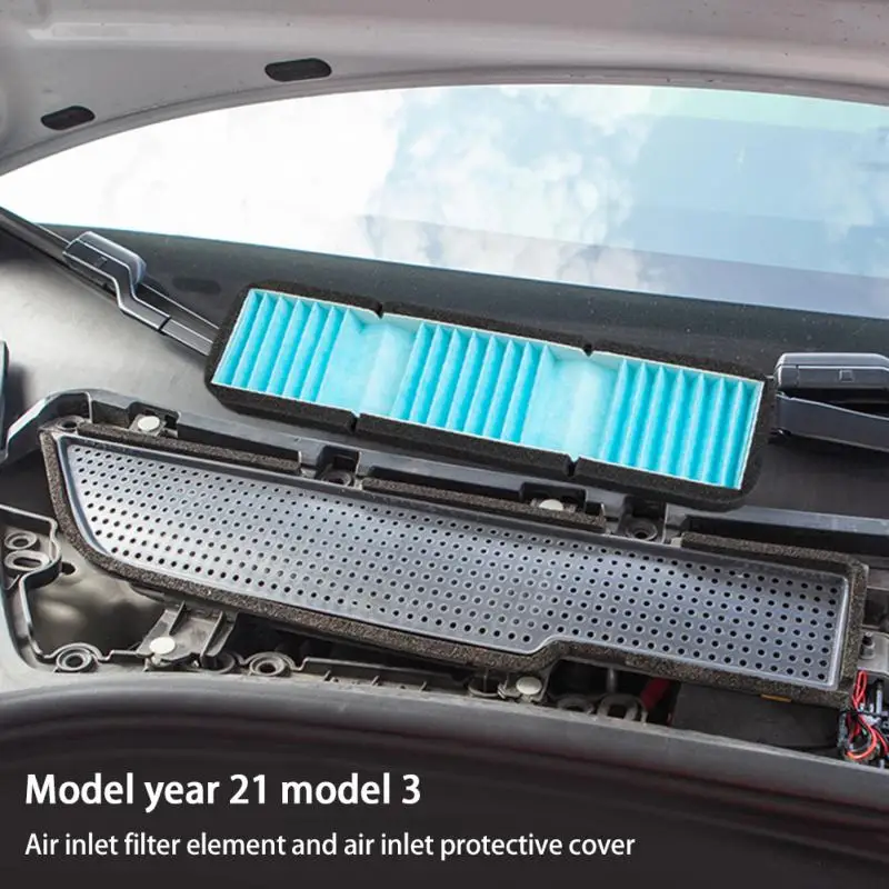 

Крышка вентиляционного отверстия для Tesla Model 3, воздухозаборная камера двигателя, защитная крышка, экран для телефона 2021 2022