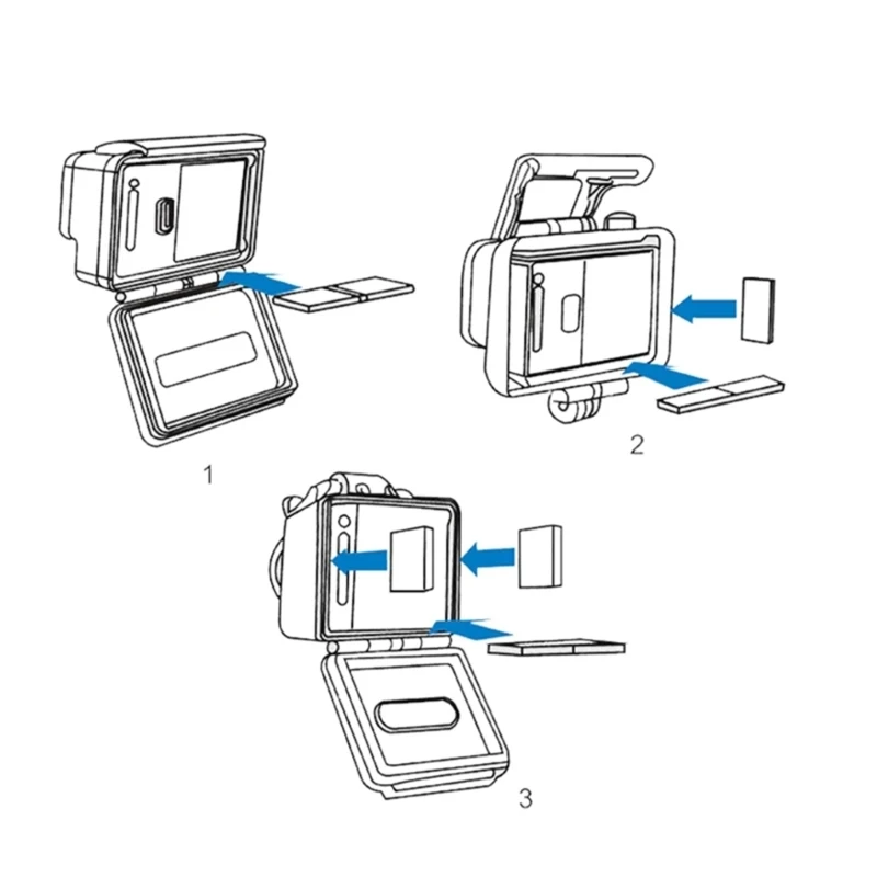12 inserts anti-buée pour GoPro Hero 10 9 8 7 6 5 4 3+