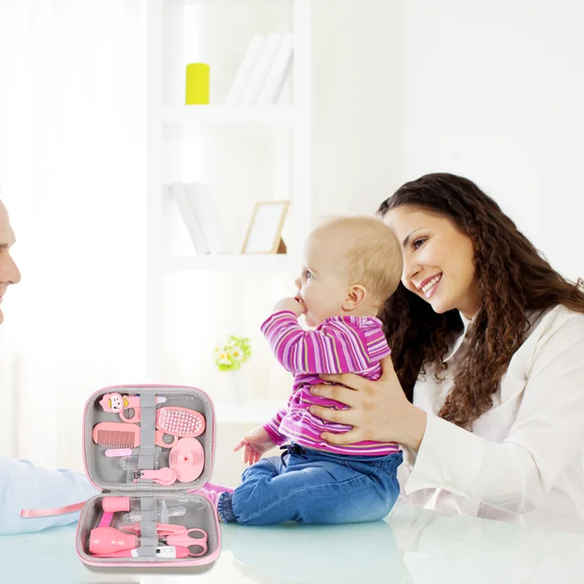 1 Set Baby Grooming Kit Baby Care Small Tool Baby Supplies Kit Baby Shower Gift 6