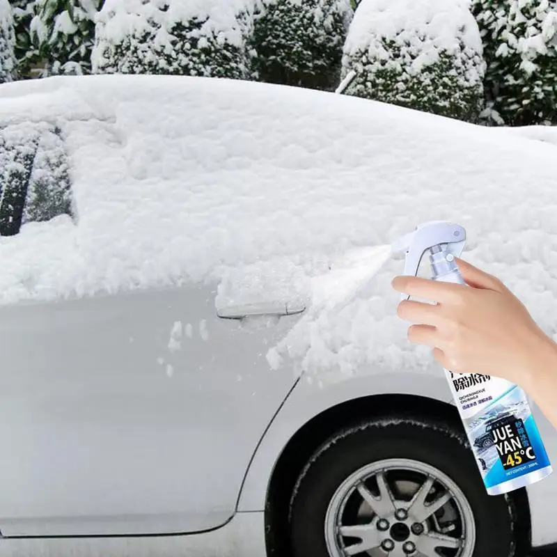 De-icer Spray De Ice Defroster For Car Window Cleaner Auto Windshield Deicing Spray 300ml Deicer Anti Freeze For Car