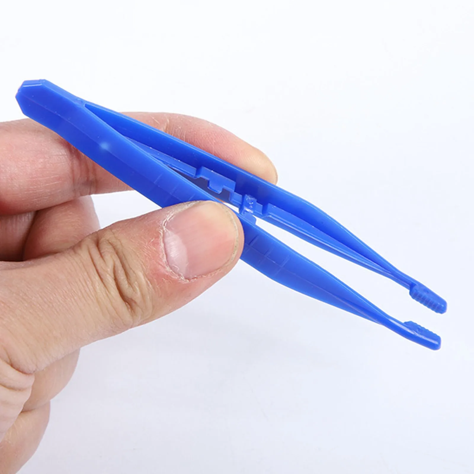 1/10pcs Plastic Tweezer Tool Medical Beads Disposable Tweezers For Crafts DIY Jewelry Making