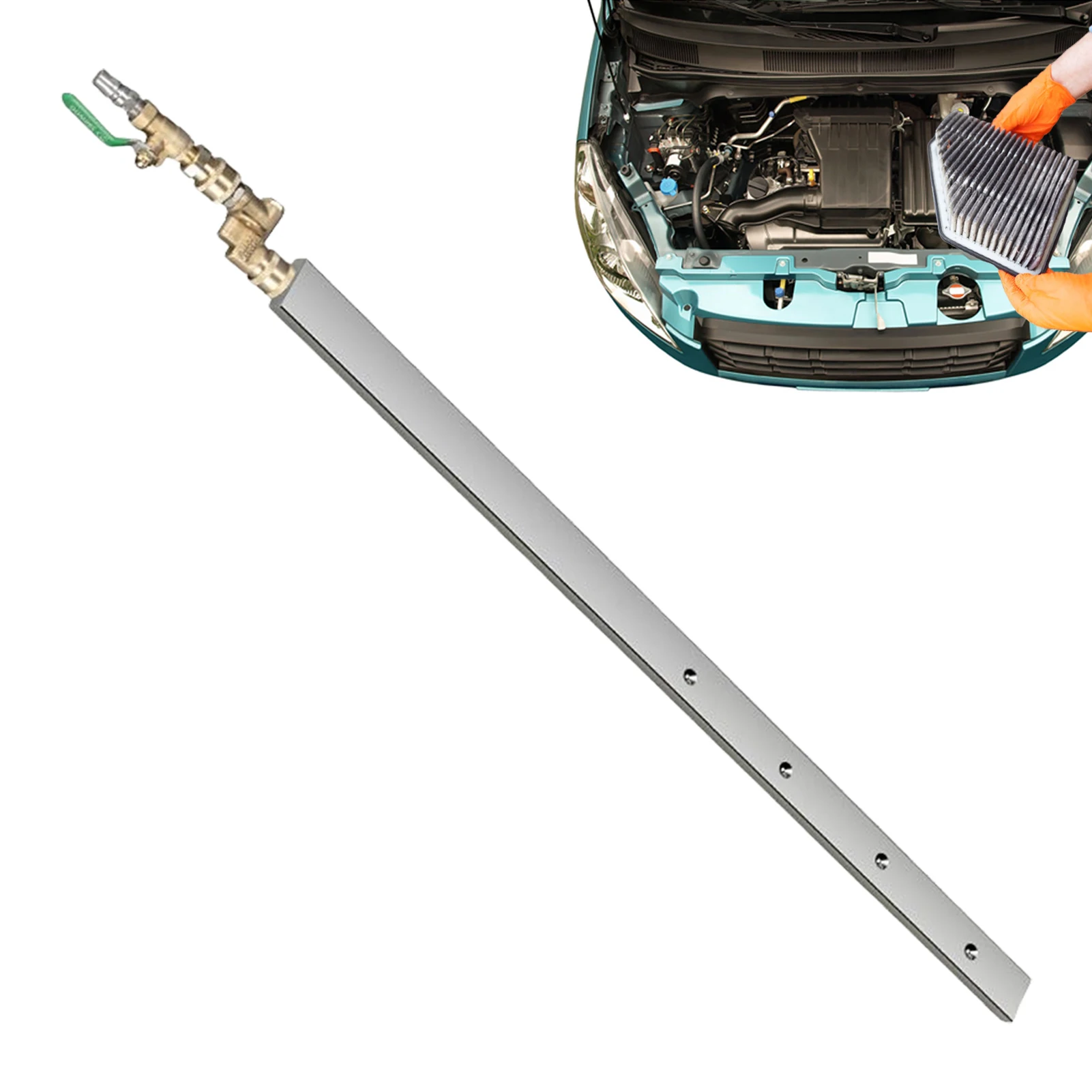 60cm Car radiator cleaning wand Water Tank Condenser Car Radiator Water Gun Free Chean Efficient Car No-Removal Cleaning Tool