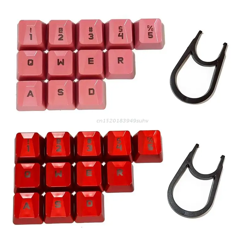 12PcsBacklitKeycapBumpKeyforlogitechG413G910G810G310G613