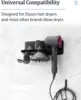 Hair Dryer Holder Wall Mount for Dyson HD08, Supersonic Airwrap Hair Dryer Metal Blow Dryer Stand Storage for Bathroom Organizer 2