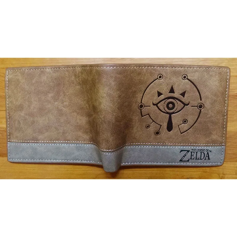 2023 New Unisex Pu Leather Wallets Games Zeldas Figures LOGO Short Wallet for Men Bank ID Card Holder Coin Purse Cosplay Gift 5