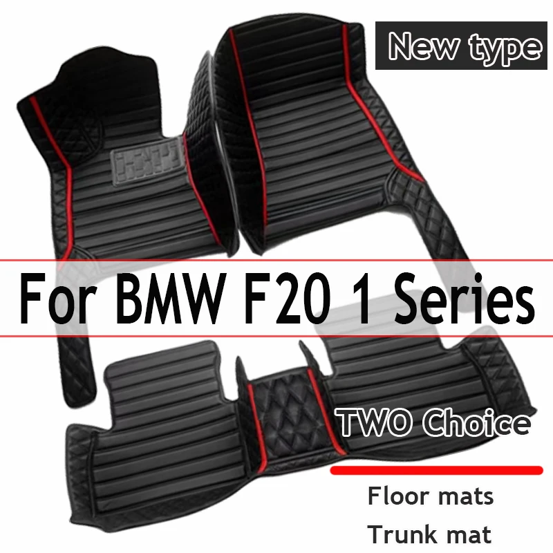 

Artificial Leather Custom Car Floor Mats for BMW F20 1 Series 4 Door 2011-2019 Year Interior Details Car Accessories Carpet