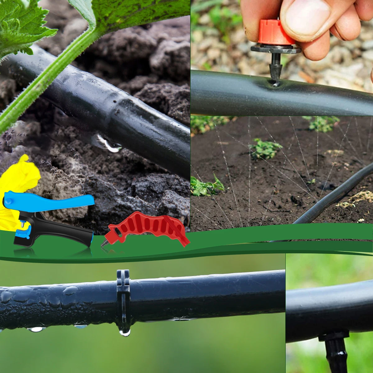 Description Picture 3 of item2 Pcs 4mm Water Pipe Puncher PE Pipe Hose Tubing Drilling Tool Dripper Nozzle Inserting Open Hole Tools Drip Irrigation Supplie