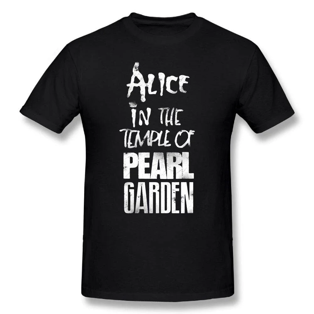 

Alice In Chains T-Shirt T Shirt Alice In The Temple Of Pearl Garden Men Fashion Tshirt Summer Men'S T Shirts Printed Tee Shirt