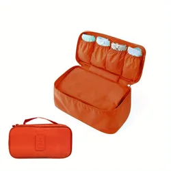 Women's Versatile Travel Organizer Bag - Stylish, Compact, and Essential for Effortless Organization (Orange)