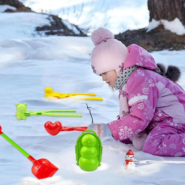 Snowball Maker Toddler Winter Snow Toys Kit Winter Snow Toys Kit With  Handle For Snow Shapes Maker Snow Toys For Kids Adults - AliExpress