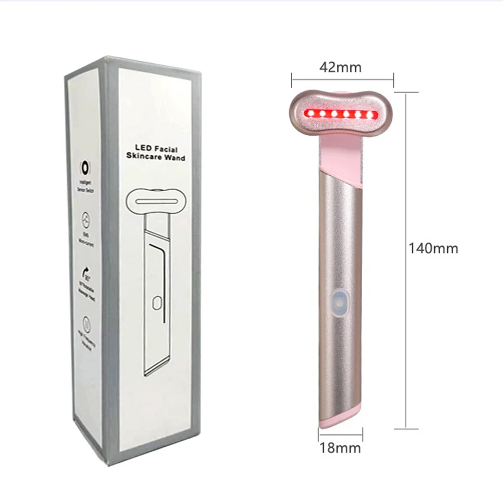 Eye Massager Beauty Eye Massager Device Anti Dark Circle Rechargeable EMS Vibrator Face Lifting Device Skin Care 3-in-1 Function