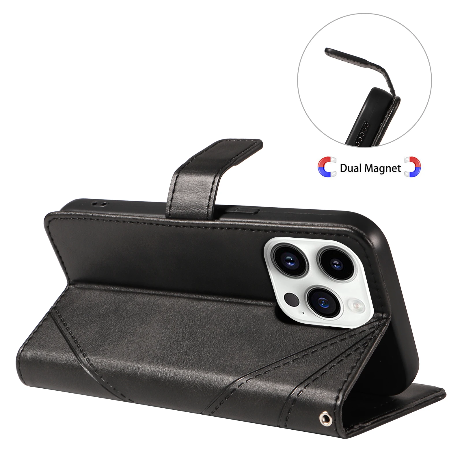 Deluxe Leather Wallet Phone Case