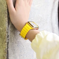 Bracelet océan pour bracelets de montre apple Ultra 3 2 49mm 44mm 40mm 41mm 45mm 42mm 46mm bracelet Sport iWatch série 11 10 9 8 7 6 5 Se 3 3