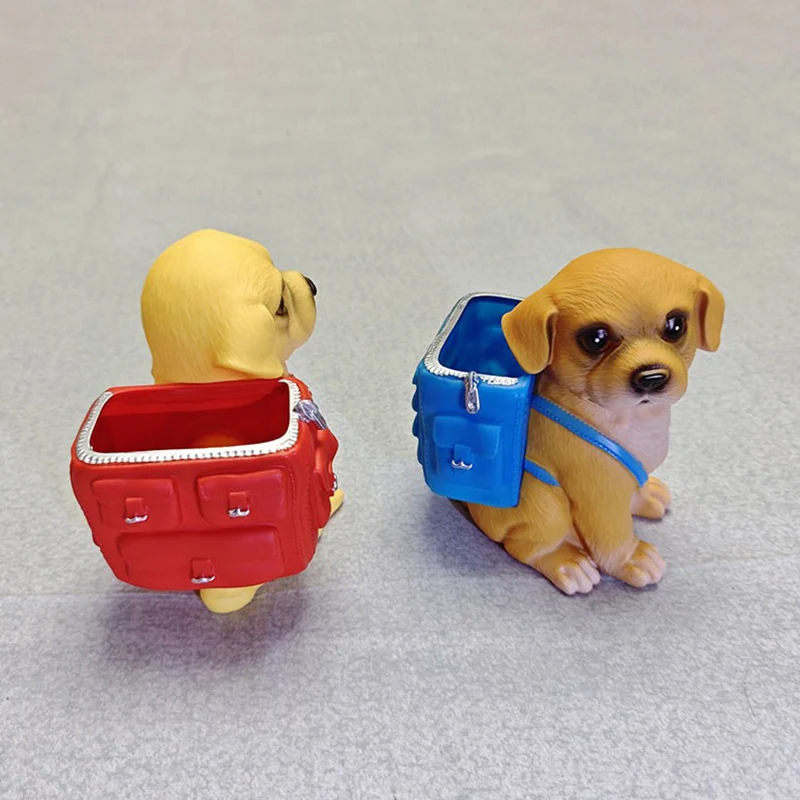 Dog Desk Pencil Holder Labrador Retriever Unique Pencil Cup Funny Desktop Organizer Desktop School Desk Decoration Cute