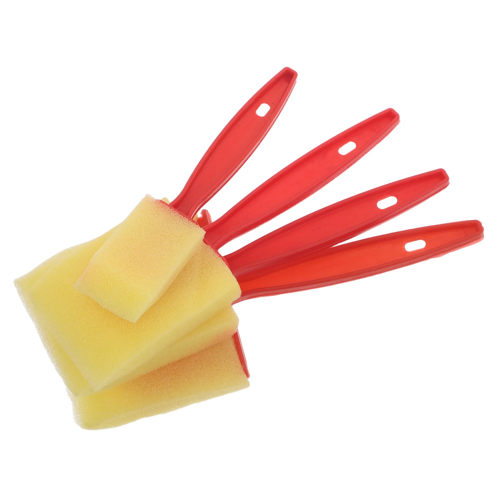 20Pcs 페인팅 스폰지 브러쉬 세트 페인팅용 폼 브러쉬 어린이를위한 다목적 아트 페인트 스폰지 유치원 학습 공예