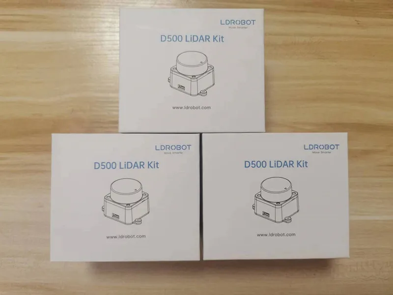 LDROBOT D500 Lidar Kit DTOF ROS Car SLAM Navigation Scanning Laser Radar Sensor Support ROS1 and ROS2 for Indoor and outdoor 5