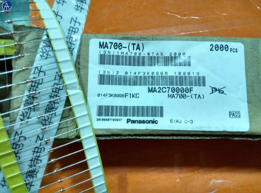 30Pcs 100% Nuovo Originale Ma700 Ma700-(Ta) Diodo Schott Do-34