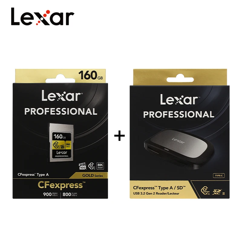 Lexar- ų CFexpress CFe A/SD ī , 160GB 320GB  VPG 400 CFe 8K   ī