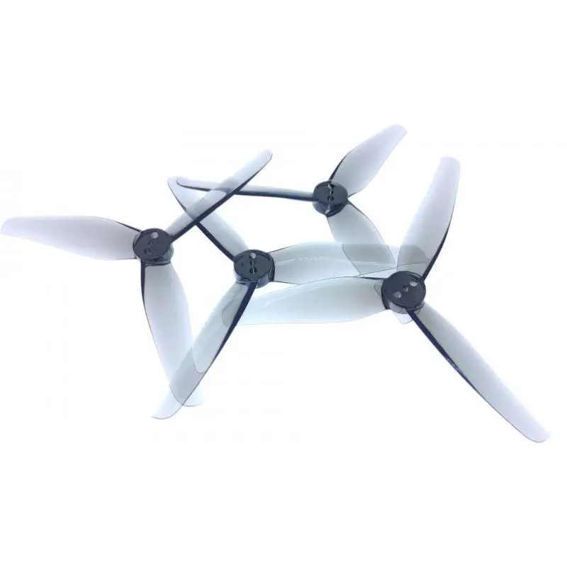Hélices HQProp T3.5X2.5X3 3.5 pouces 3 pales pour drone FPV, vue de profil avec le moyeu central.
