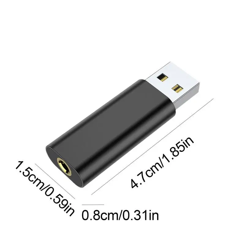USB Sound Card Sound Card USB Sound Card 3.5mm External Sound Card Universal USB Headset Adapter Driver Free Audio for Game League of Legend Headset