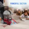 PowerScrub Deluxe Carpet Cleaner Machine for Carpet and Upholstery, Deep Cleaning Carpet Shampooer Machine with Multi-Purpose To 2