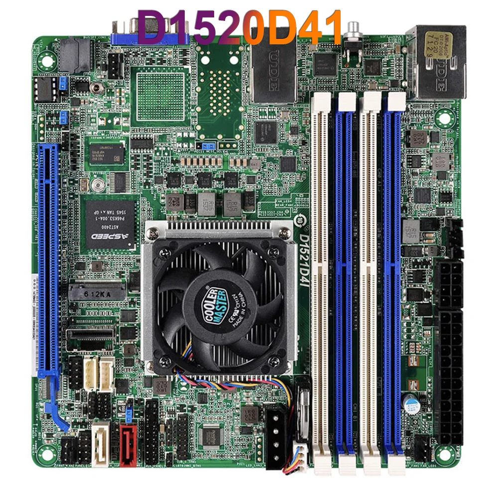 

For ASRock ITX DDR4 IPMI Server Motherboard D1520D41