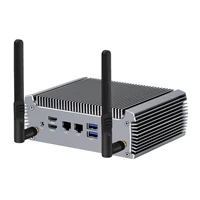Mini PC AMD Ryzen 7 7730U Up To 4.2GHz Fanless Industrial Computer 32GB DDR4 RAM 500GB NVME SSD Micro PC 4K@60Hz Dual Display 2