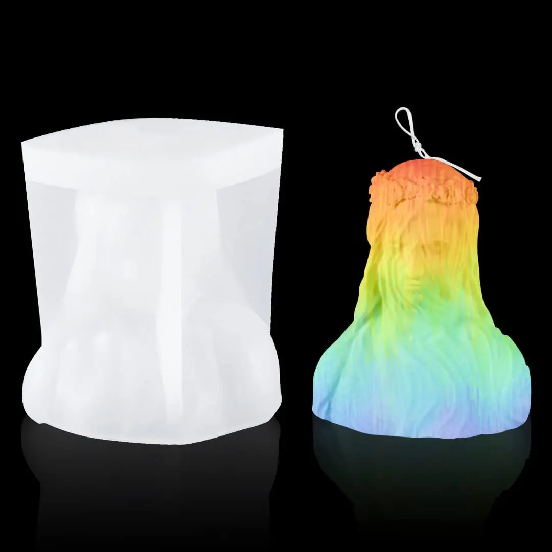 Female Body Candle Making Mold Cement Resin Candle Making Kit Body