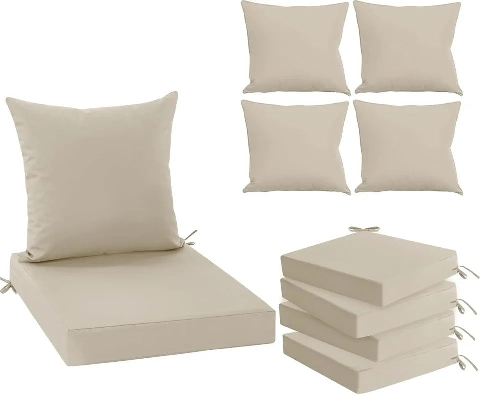 Waterproof Outdoor Chair Cushions Set of 4