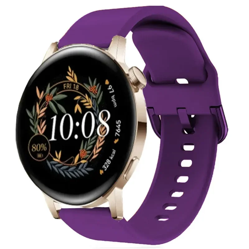 20mm Silicone Watch Strap - Universal Fit, Sporty Design